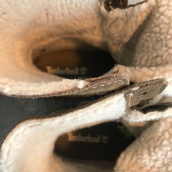 Timberland waterproof boots women's size 8 sherpa lined suede outdoors corpcore - Picture 11 of 11